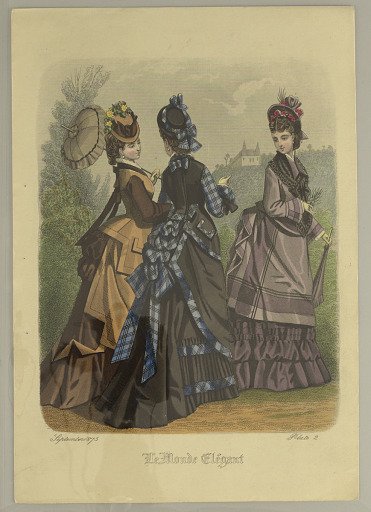 Fashion Plate from Le Monde Elégant