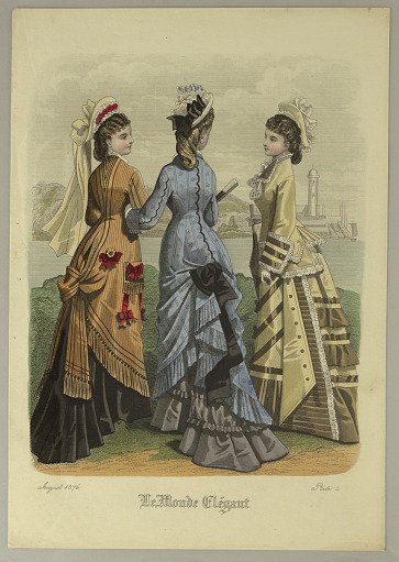 Fashion Plate from Le Monde Elégant