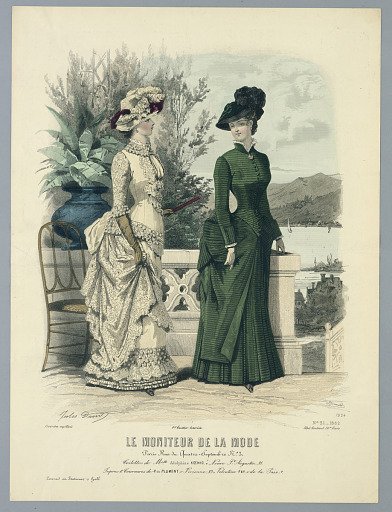 Fashion Plate from Le Moniteur de la Mode
