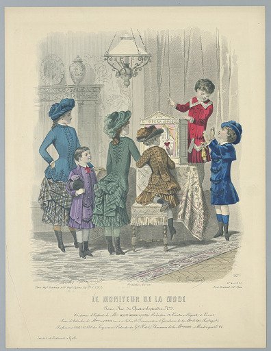 Fashion Plate from Le Moniteur de la Mode