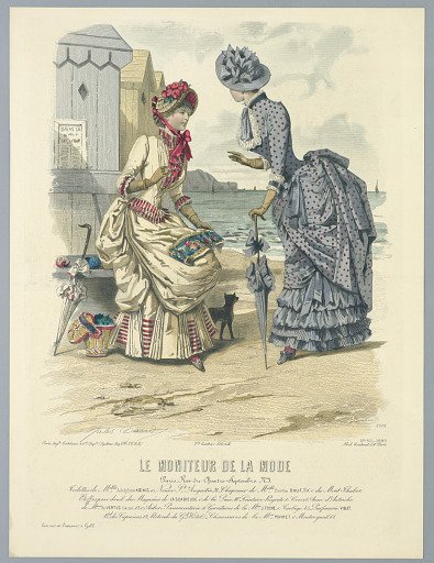 Fashion Plate from Le Moniteur de la Mode