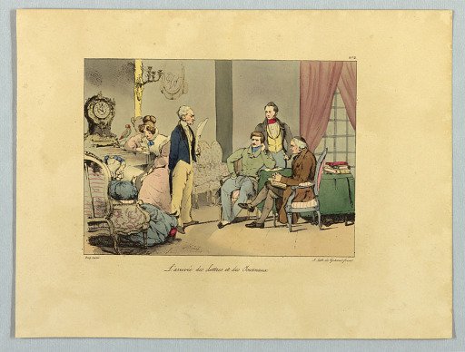 L'arrivée des Lettres et des Gournaux