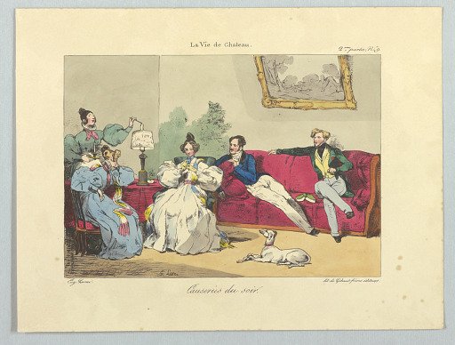 Causeries du soir, from La vie de château