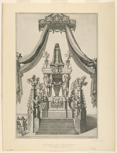 Catafalque of Maria-Theresa of Austria, Notre Dame, Paris