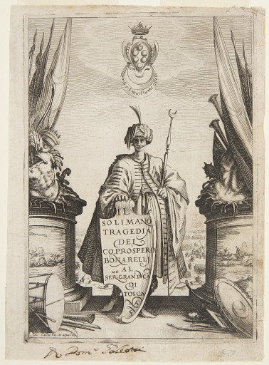 Frontispiece of Soliman, Second State