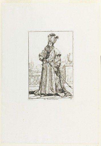 Le Grand Seigneur (The Nobleman), plate 17 from the series Caravanne du Sultan à la Mecque (The Sultan's Caravan to Mecca)