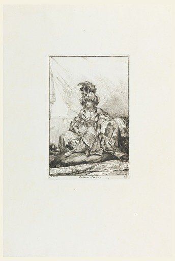 Sultane Noire (The Black Sultana), plate 28 from the series Caravanne du Sultan à la Mecque (The Sultan's Caravan to Mecca)