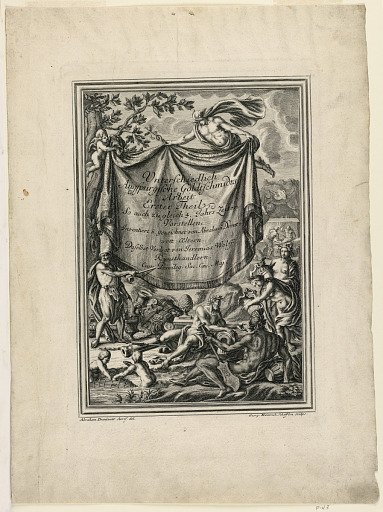 Unterschiedlich Augspurgische Goldschmidts Arbeit, Suite 1, Title Page