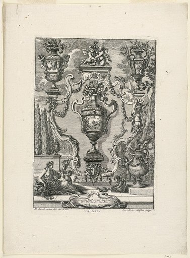 Unterschiedlich Augspurgische Goldschmidts Arbeit, "Ver", Plate 1