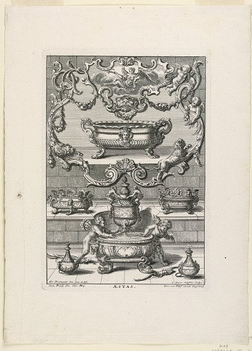 Unterschiedlich Augspurgische Goldschmidts Arbeit, "Aestas" (Summer), Plate 2