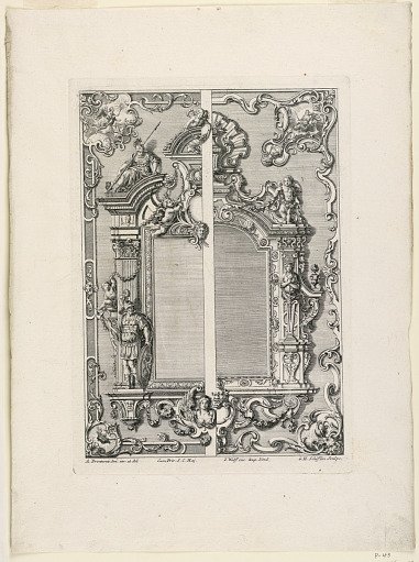 Unterschiedlich Augspurgische Goldschmidts Arbeit, "Mirror Frame", Plate 5