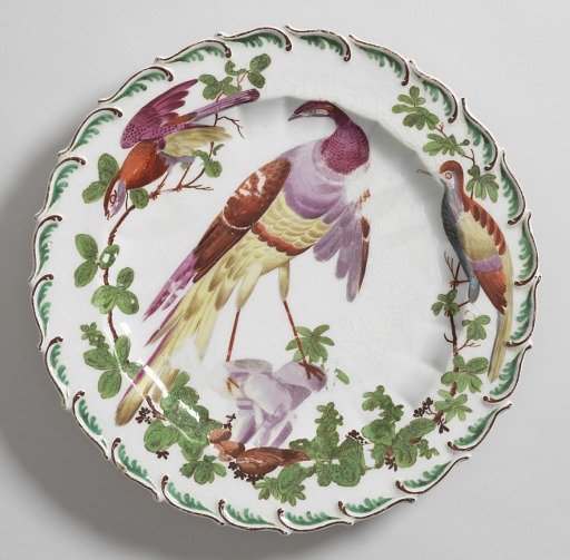 Plate with "Disheveled Birds"