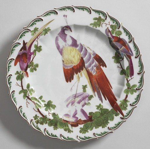 Plate with "Disheveled Birds" (One of Thirteen)