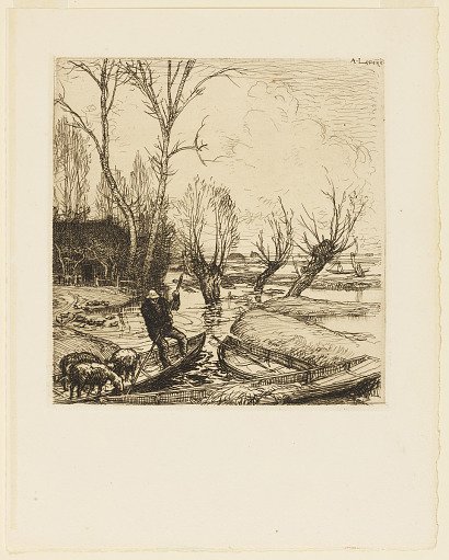 In the Deluged Marsh - The Shepherd (Au marais inonde - Le berger)