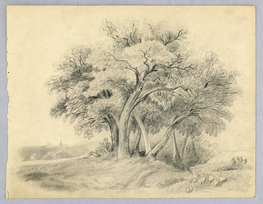 Landscape (Leaf from a Sketchbook)