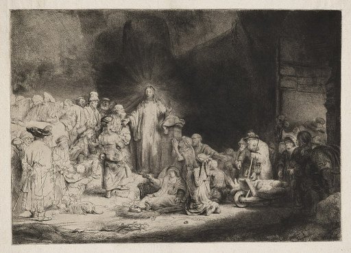 Christ Preaching (The Hundred Guilder Print)