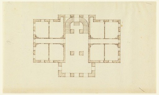 Plan of the Ground Floor of a Country House