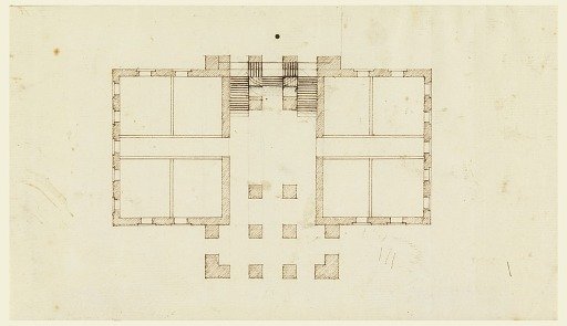 Alternate Scheme for Ground Floor Plan of a Country House