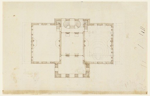 Plan of the Second (or Third?) Floor of a Country House