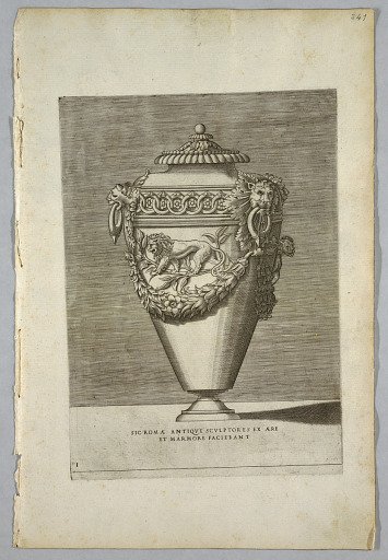 Vase (Plate 1 of a Series)