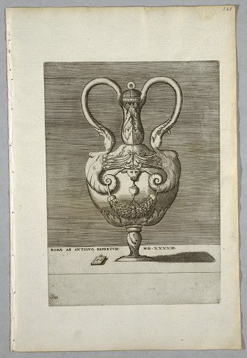 Vase (Plate 8 of a Series)