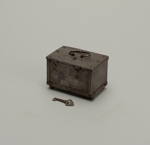 Strong box and key