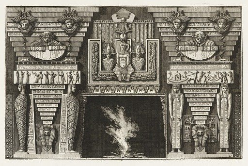 Etruscan Chimneypiece, from Diverse Maniere d'adornare i cammini