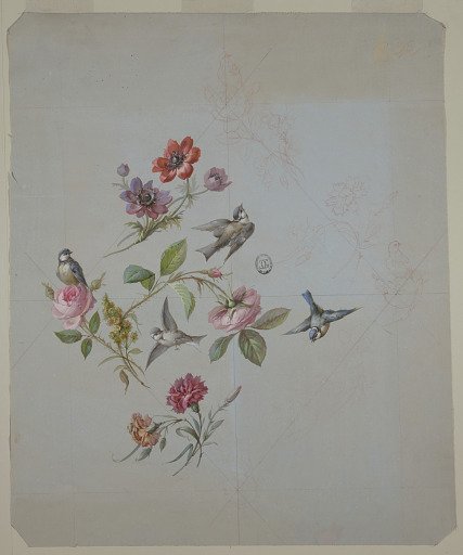 Design for Wallpaper and Textiles: Flowers and Birds