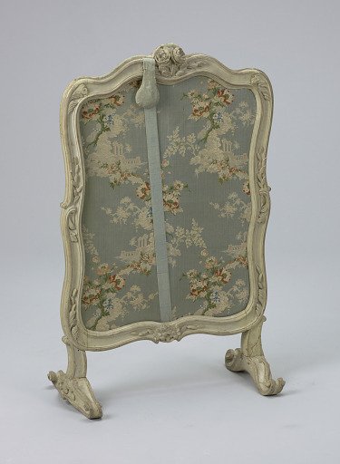Fire screen with sliding panel