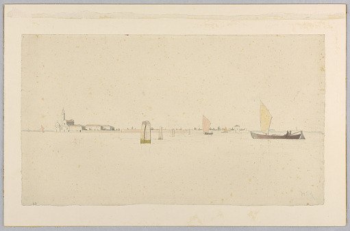 Study of lagoon, Venice, Italy