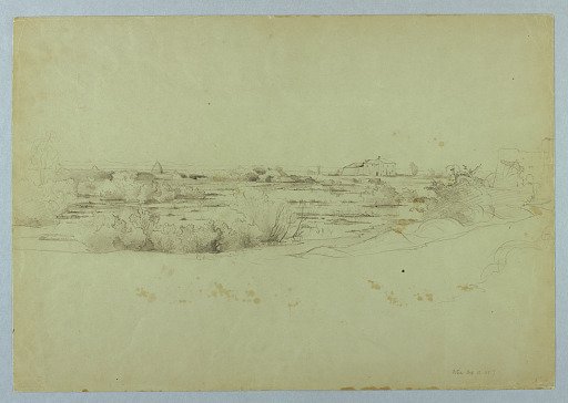 Study of landscape, Ostia, Italy