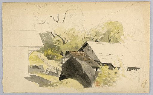 Study of landscape, Switzerland