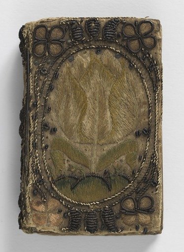 Book with embroidered cover