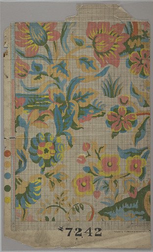 Mise-en-carte for Textile, No. 7242