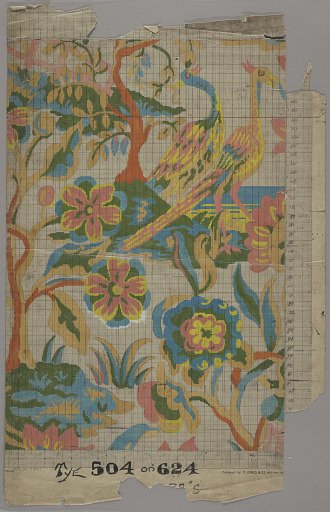 Mise-en-carte for Textile, No. 7242