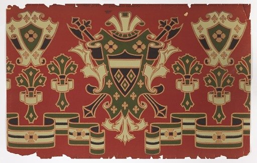 Ribbon and Shield Decoration