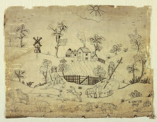 Embroidered picture