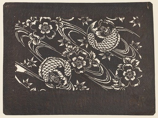 Carp and Flowers