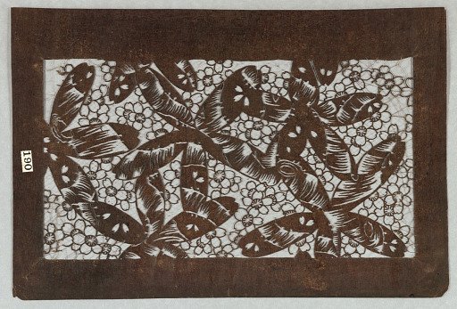 Blossoms and Banana Leaves
