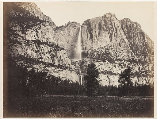 Yosemite Falls from the Upper House, 3177 feet