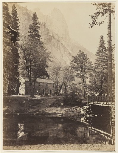 Hutching's Hotel at the Foot of Sentinel, Yosemite