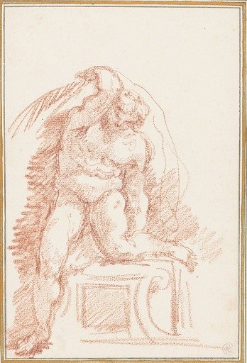 Ignudo from Sistine Chapel ceiling