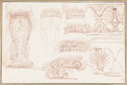 Study of balusters and sculptural motifs