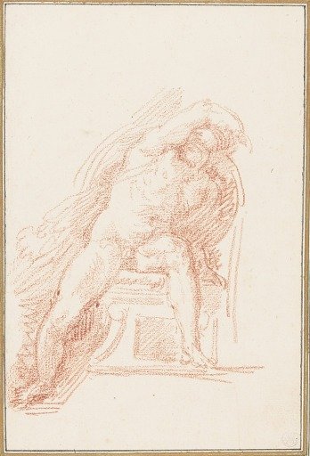 Ignudo from Sistine Chapel ceiling
