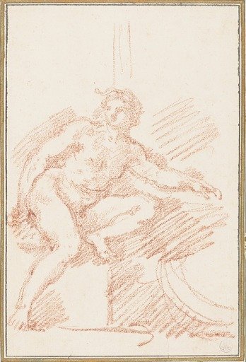 Ignudo from Sistine Chapel ceiling