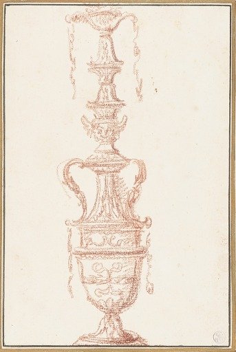 Vase with arabesque decoration