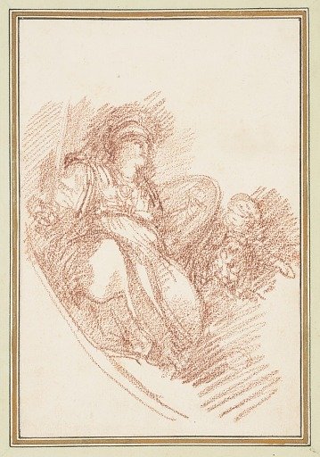 Figure in antique military dress