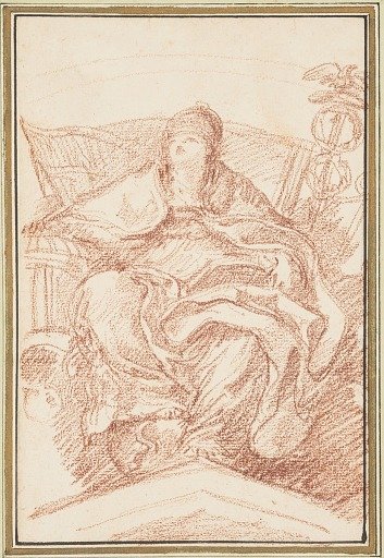 Seated bishop