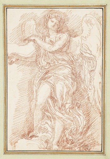 Angel with large wings