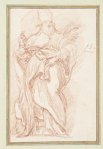 St. Julian of Antinoe from St. Peter's colonnade